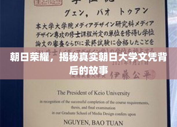 朝日荣耀揭秘，探寻真实文凭背后的传奇之路