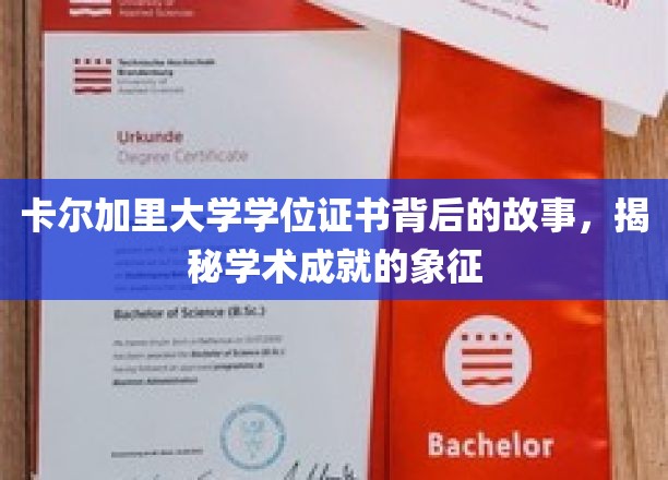 卡尔加里大学学位证书背后的故事，揭秘学术成就的象征