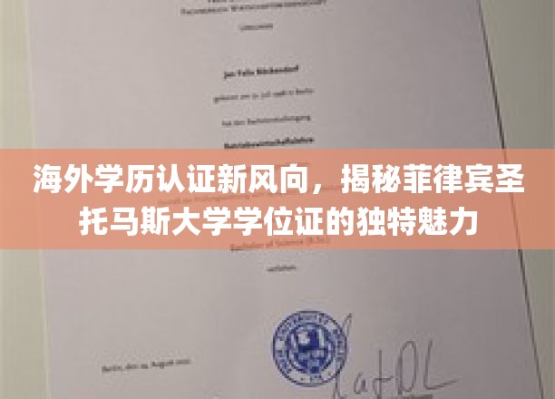 海外学历认证新趋势，菲律宾圣托马斯大学学位证的国际吸引力揭秘