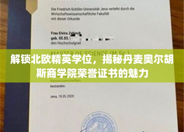 北欧商学之光，探秘奥尔胡斯商学院精英学位证书的非凡魅力