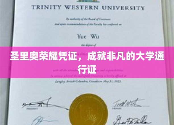 圣里奥荣耀凭证，成就非凡的大学通行证