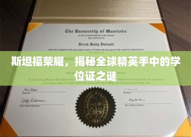 斯坦福荣耀，揭秘全球精英手中的学位证之谜