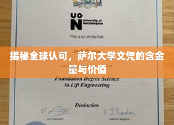 揭秘全球认可，萨尔大学文凭的含金量与价值