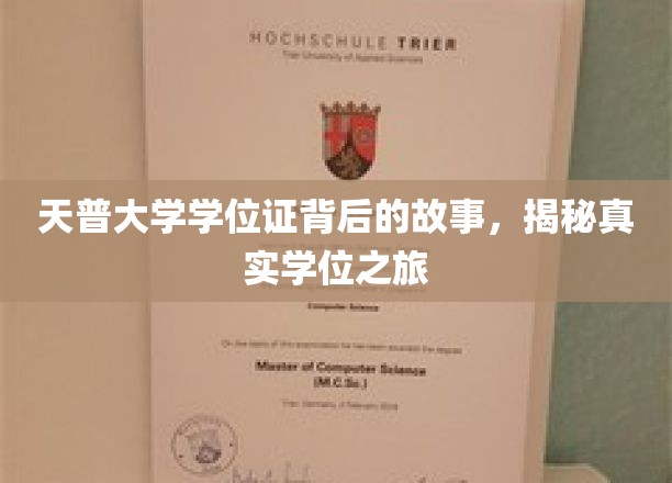 天普大学学位证，探寻真实学位之旅的传奇历程