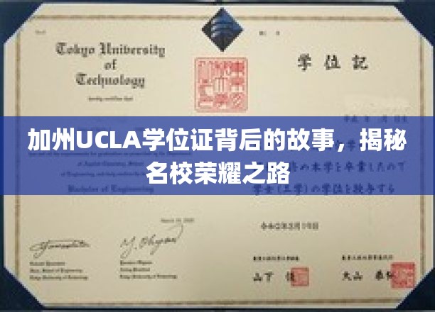 加州UCLA学位证背后的故事，揭秘名校荣耀之路