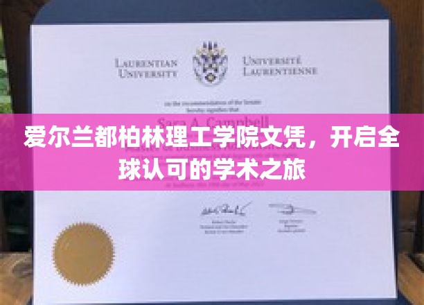 跨国认可，都柏林理工学院文凭助你畅游全球学术殿堂