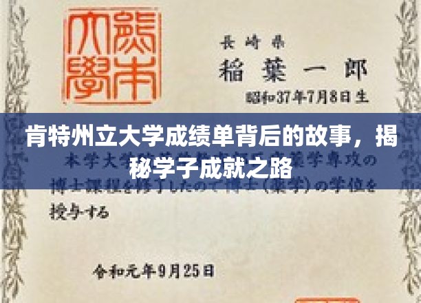 肯特州立大学成绩单背后的故事，揭秘学子成就之路