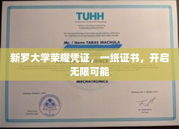 新罗大学荣耀通行证，证书背后蕴藏无限机遇