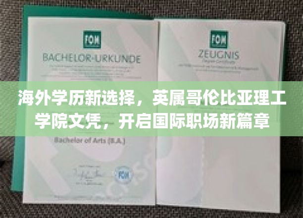 跨洋学历新航标，英属哥伦比亚理工学院文凭，助你扬帆国际职场！