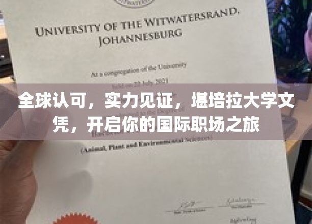 国际职场新起点，堪培拉大学文凭，全球通行证在手