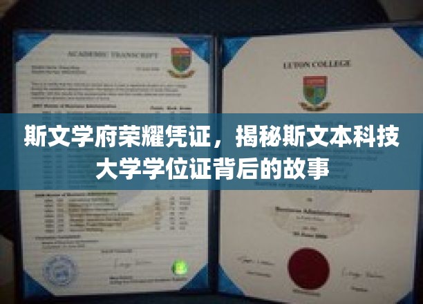 斯文荣耀之证，探秘斯文本科技大学学位证书的传奇历程