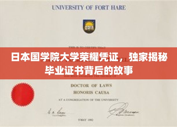 日本国学院大学荣耀凭证，独家揭秘毕业证书背后的故事