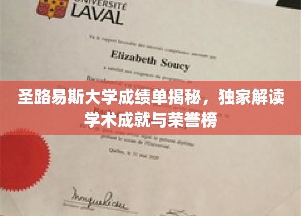 圣路易斯大学成绩单解析，深度解读学术成就与荣誉榜