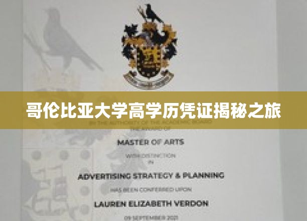 哥伦比亚大学高学历凭证揭秘之旅