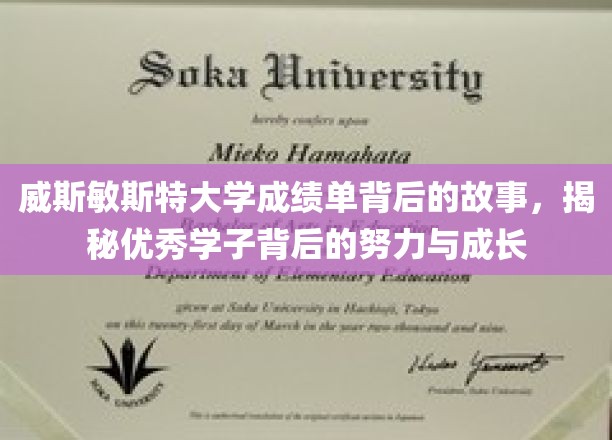威斯敏斯特大学成绩单背后的故事，揭秘优秀学子背后的努力与成长