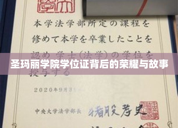 探寻圣玛丽学院学位证的辉煌传说
