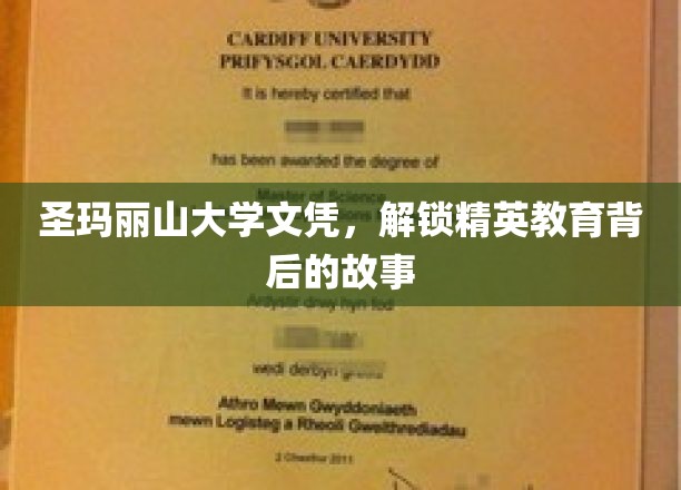 圣玛丽山大学文凭，揭示精英教育背后的故事