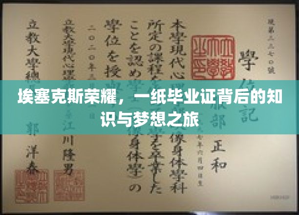 埃塞克斯荣耀，毕业证背后的知识殿堂与追梦篇章
