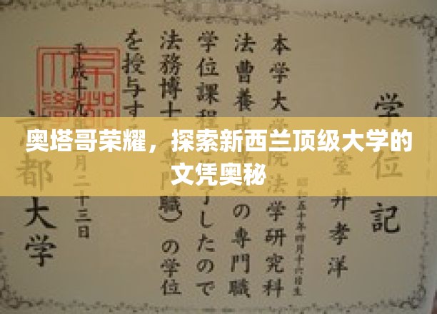 解码奥塔哥，揭秘新西兰顶尖大学的魅力文凭之旅