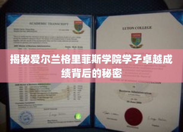 揭开格里菲斯学院学子辉煌成就的神秘面纱