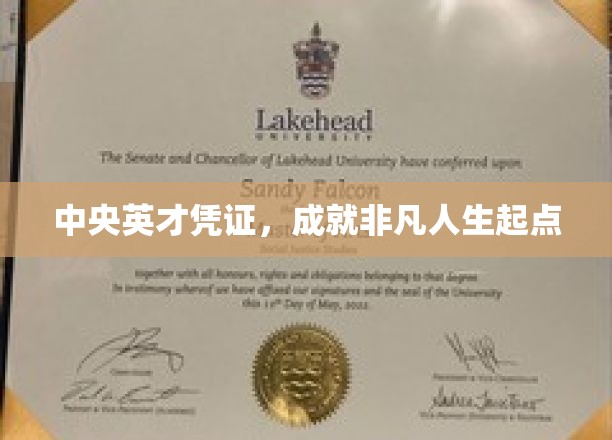 中央英才凭证，成就非凡人生起点