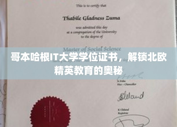 哥本哈根IT大学学位证书，揭示北欧精英教育的精髓