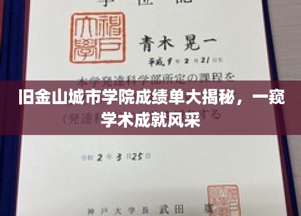旧金山城市学院成绩单大揭秘，一窥学术成就风采