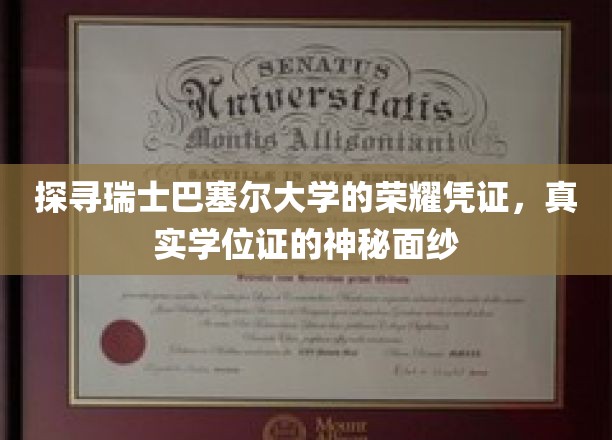 揭开瑞士巴塞尔大学学位证书的神秘面纱，探寻荣耀凭证背后的故事