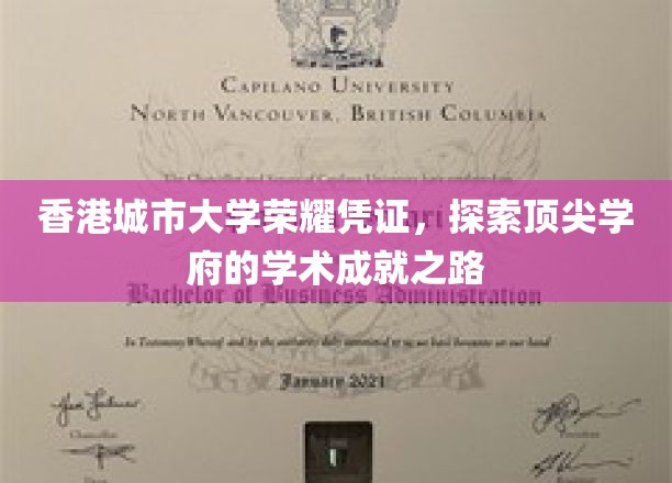香港城大荣耀印记，揭秘学术殿堂的卓越之路