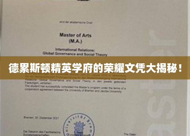 探寻德累斯顿精英学府背后的荣耀学位之谜