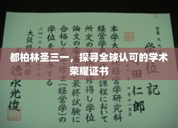 穿越都柏林圣三一，揭秘世界顶级学术荣耀之旅