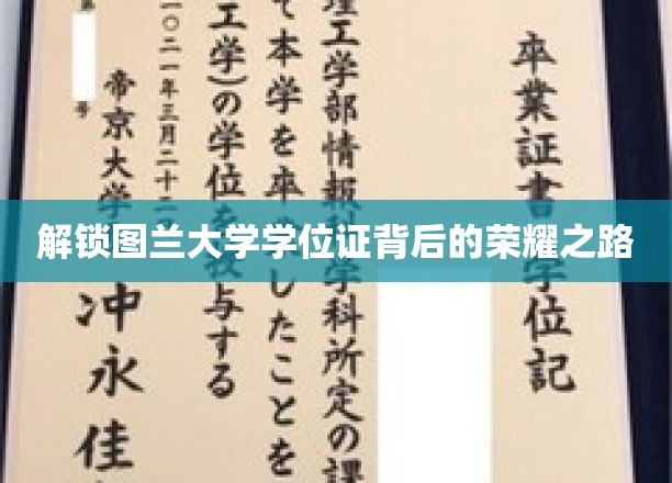 探寻图兰大学学位证的荣耀征途