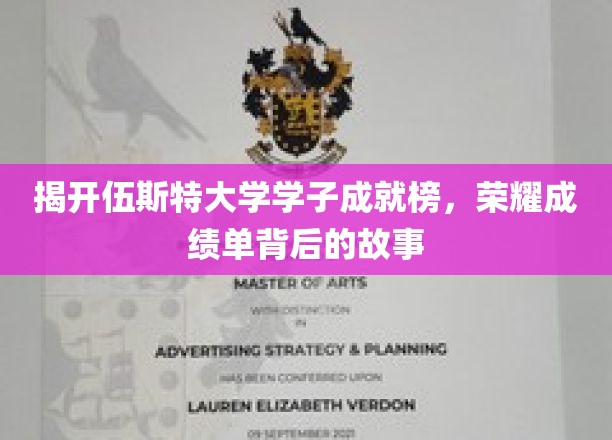揭开伍斯特大学学子成就榜，荣耀成绩单背后的故事
