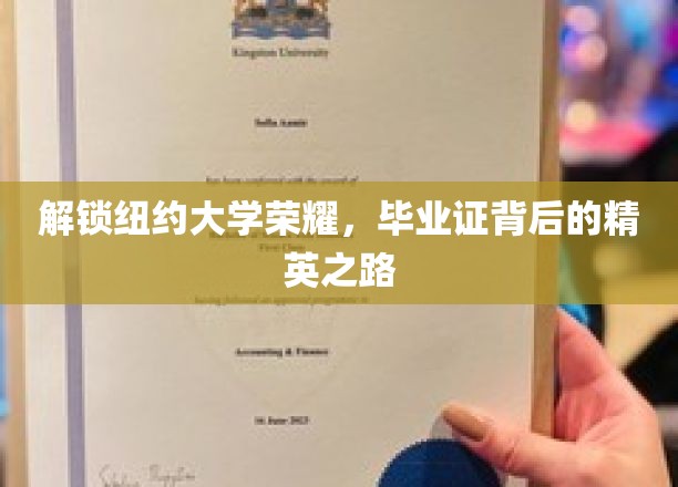 解锁纽约大学荣耀，毕业证背后的精英之路