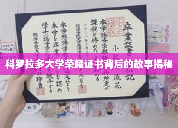 科罗拉多大学荣耀证书背后的传奇揭幕