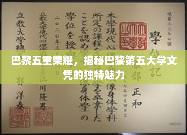 巴黎五重荣耀，揭秘巴黎第五大学文凭的独特魅力