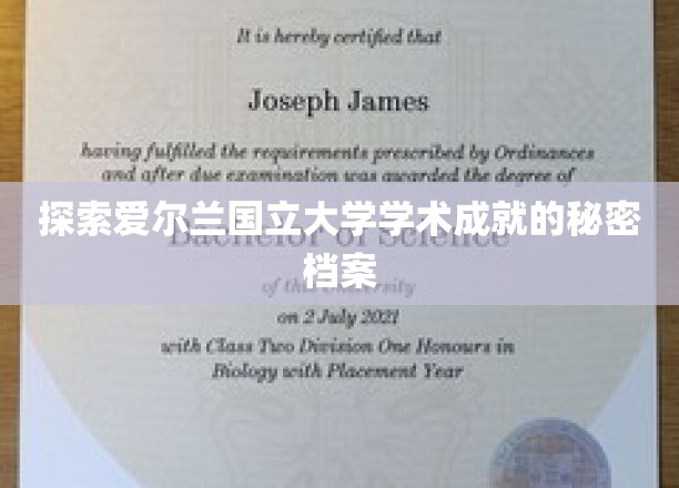 探索爱尔兰国立大学学术成就的秘密档案