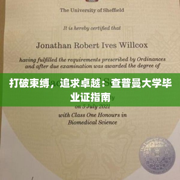 打破束缚，追求卓越：查普曼大学毕业证指南