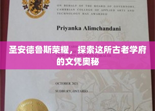 探寻圣安德鲁斯千年学府，文凭背后的传奇故事
