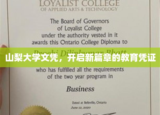 山梨大学文凭，解锁未来无限可能的教育钥匙