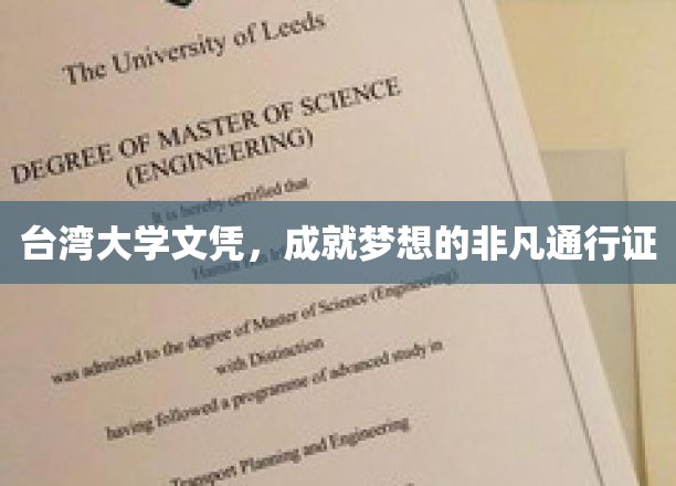 台湾大学文凭，成就梦想的非凡通行证