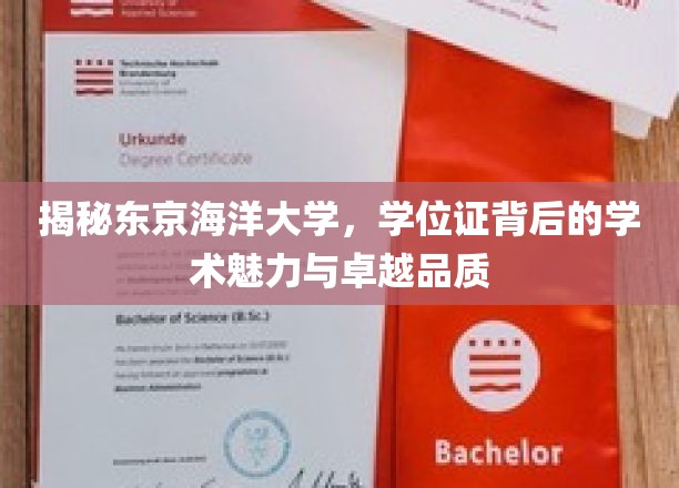 探寻东京海洋大学，学位证背后的学术魅力与卓越品质