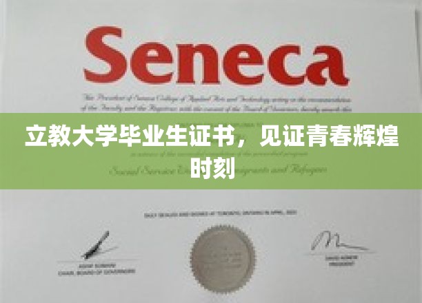 立教大学毕业生证书，见证青春辉煌时刻