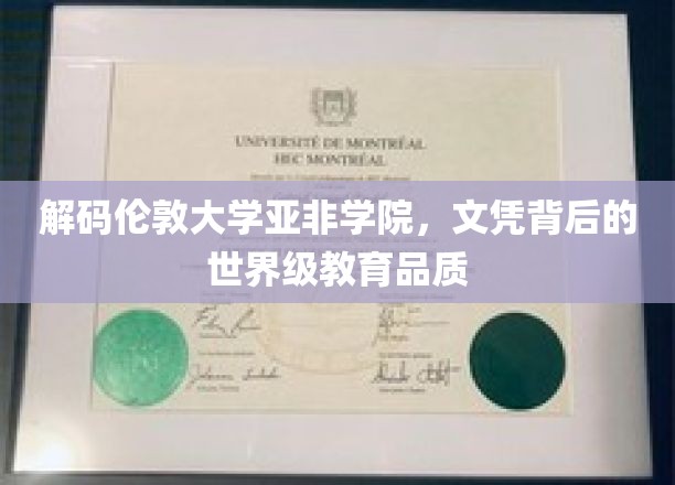解码伦敦大学亚非学院，文凭背后的世界级教育品质