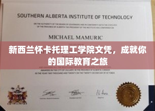 拥抱全球视野，怀卡托理工学院助你开启国际学历新篇章