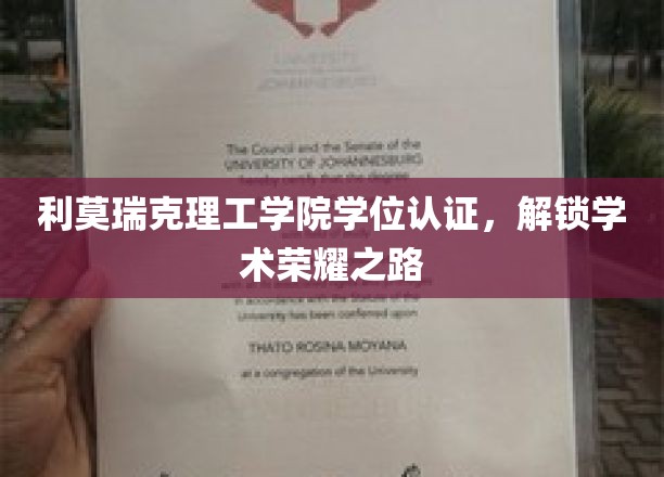 利莫瑞克理工学院学位通行证，开启学术巅峰之旅