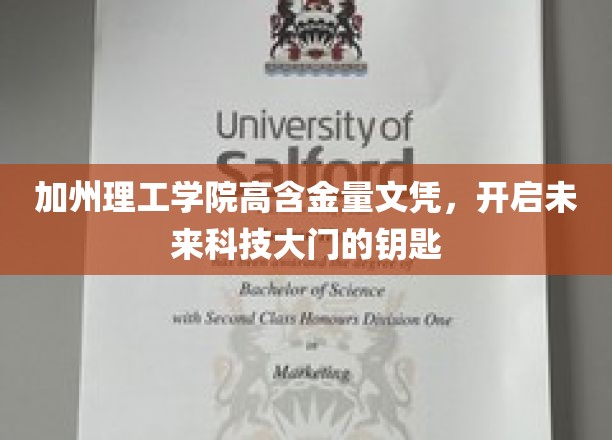 解锁未来科技精英之路，加州理工高含金量文凭的魅力