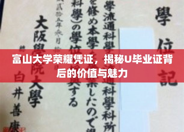 富山大学荣耀凭证，深度解析U毕业证的价值与独特魅力