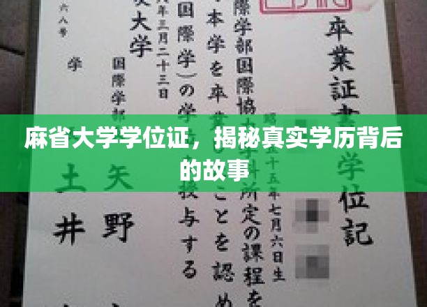 麻省大学学位证书，揭秘真实学历背后的故事