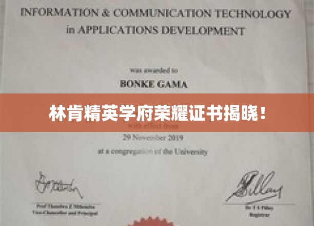 林肯精英学府荣耀证书揭晓！